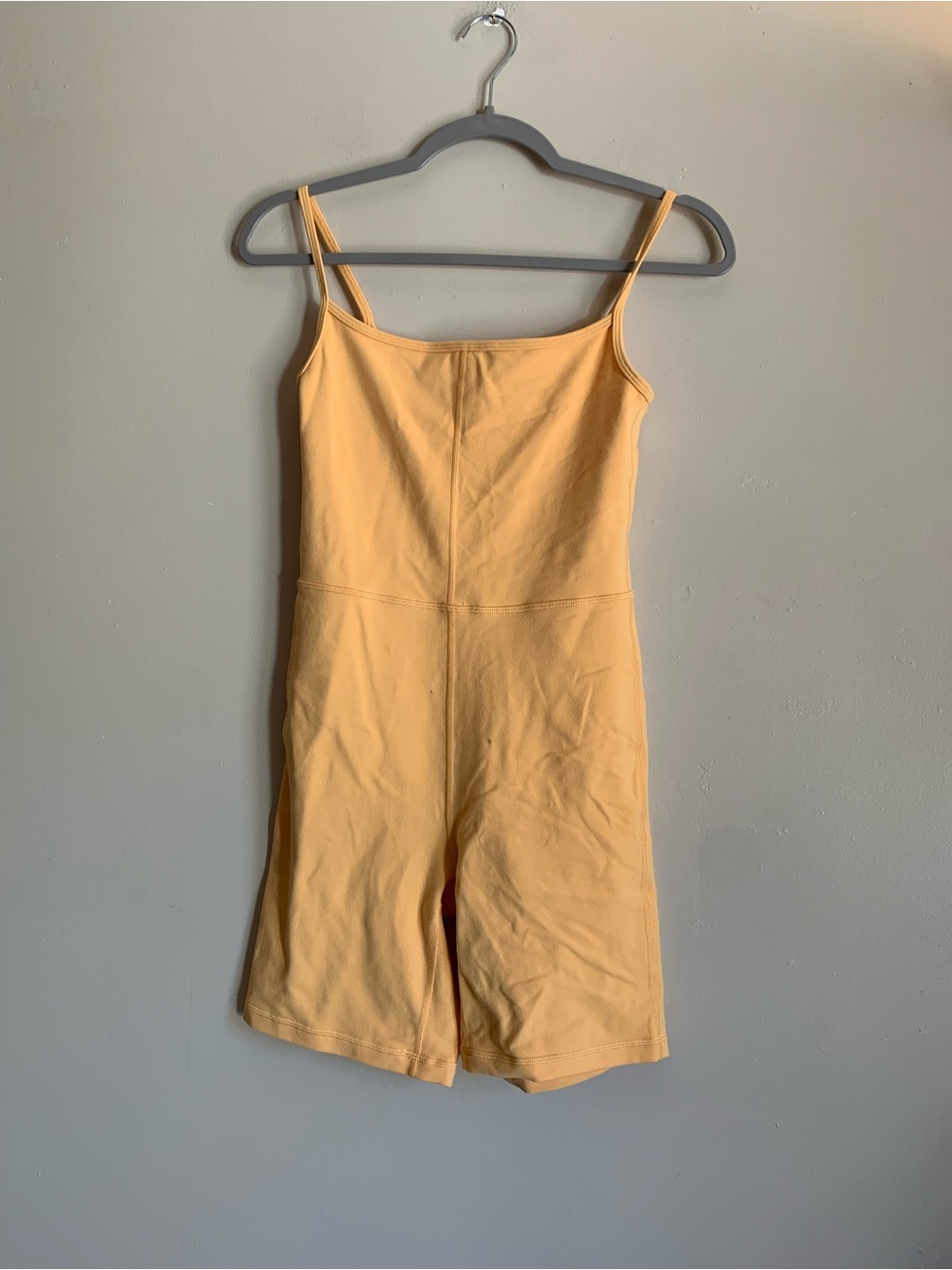 Wilfred Free Pale Orange Sleeveless Romper Shorts Jumpsuit Outfit Women Size S